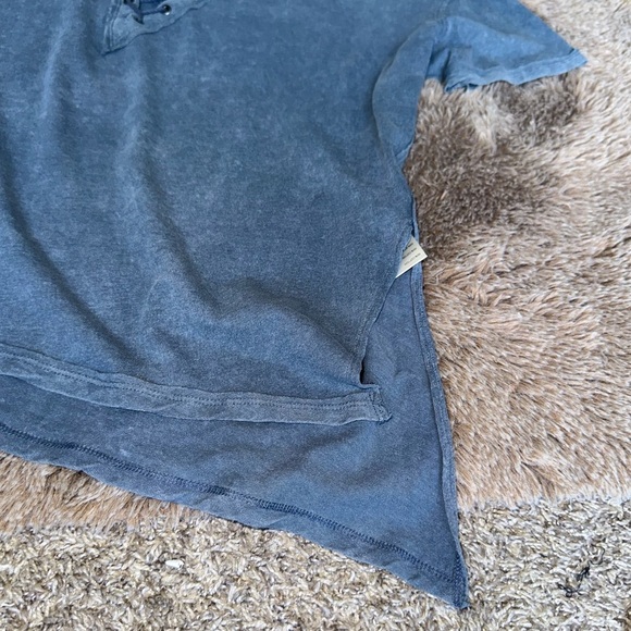 Free People Lace-Up Shirt NWOT XS - Picture 3 of 15